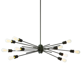 Nebraska Ten Light Pendant in Black (216|NEB3910HPES)