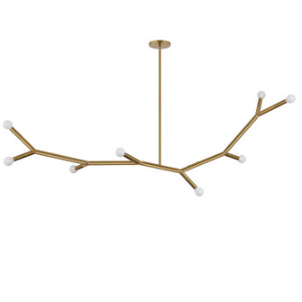Morgan Eight Light Pendant in Aged Brass (216|MOR608HPAGB)
