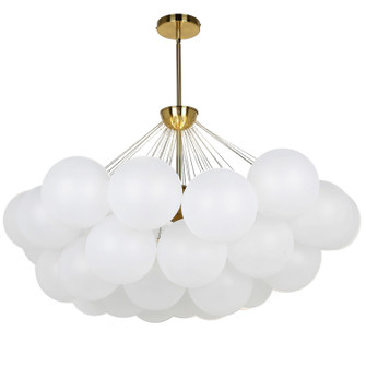 Miles Eight Light Chandelier in White (216|MLS358CAGBFR)