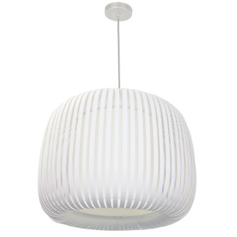 Mia One Light Pendant in White (216|MIA181P195F)