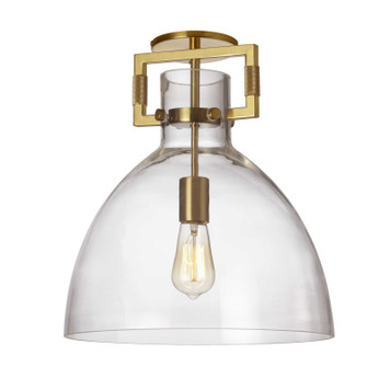 Liberty One Light Semi Flush Mount in Clear (216|LBY151SFAGB)