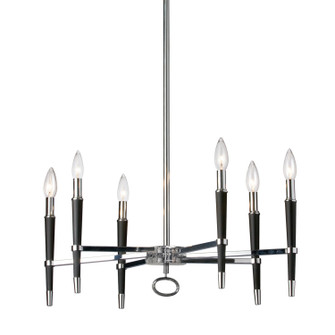 Langford Six Light Chandelier in Polished Chrome (216|LAN246CPC)