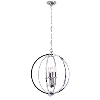 Karland Six Light Chandelier in Polished Chrome (216|KAR206CPC)