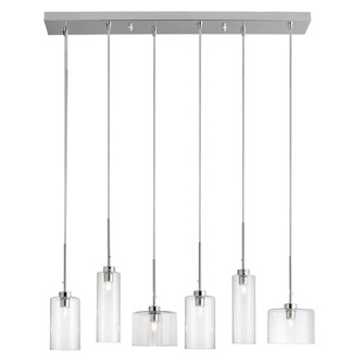 Industrial Chic Six Light Pendant in Polished Chrome (216|IC286PPC)