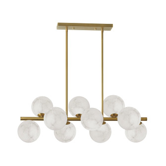 Giovanna Ten Light Pendant in Alabaster (216|GVA3110HPAGB)