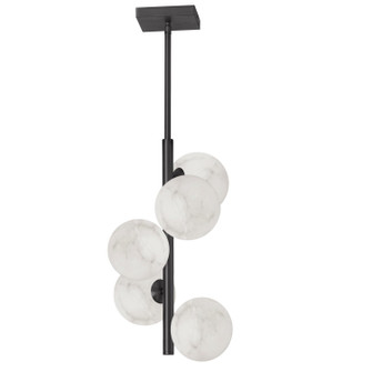 Giovanna Five Light Pendant in Alabaster (216|GVA175PMB)