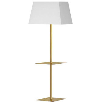 Gretchen One Light Floor Lamp in Aged Brass (216|GTCS641FAGBWH)