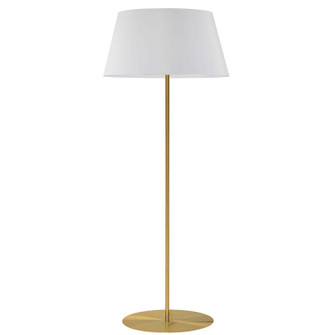 Gretchen One Light Floor Lamp in Aged Brass (216|GTCR631FAGBWH)