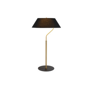 Geraldine One Light Table Lamp in Aged Brass & Matte Black (216|GRD281TAGBMBBK)