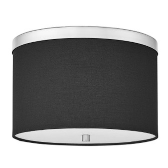 Frederica Two Light Flush Mount in Black (216|FRD122FHPCBK)
