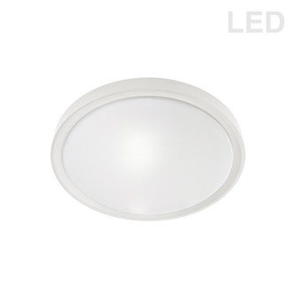 Frida LED Flush Mount in White (216|FID1630LEDFHMW)