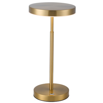 Francine One Light Table Lamp in Aged Brass (216|FCE1510LEDTAGB)
