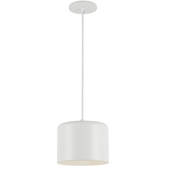 Emilia One Light Pendant in White (216|EMI81PMW)