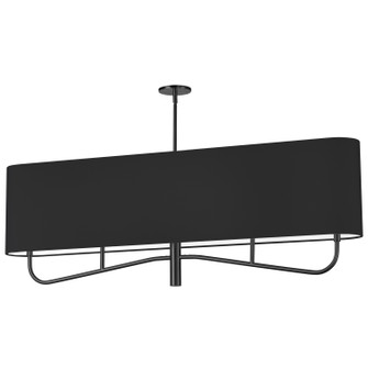 Eleanor Four Light Chandelier in Matte Black (216|ELN544HCMB797)
