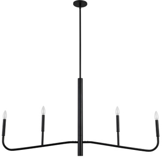 Eleanor Four Light Chandelier in Matte Black (216|ELN484HCMB)