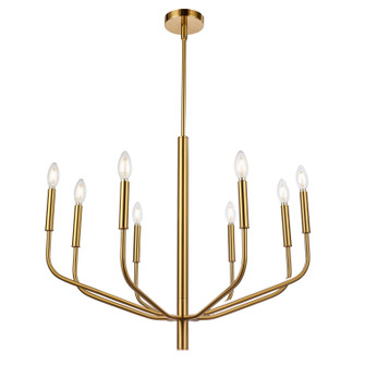 Eleanor Eight Light Chandelier in Aged Brass (216|ELN328CAGB)