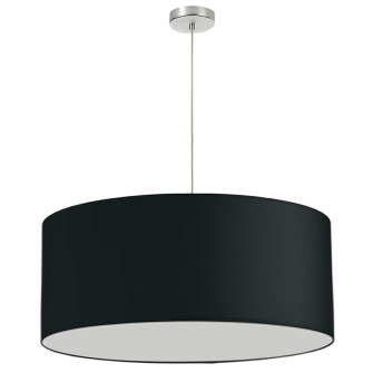 Oversized Drum One Light Pendant in Black (216|DRML797)