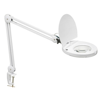 Magnifier LED Table Lamp in White (216|DMLED10A5DWH)