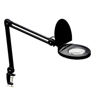 Magnifier LED Table Lamp in Black (216|DMLED10A5DBK)