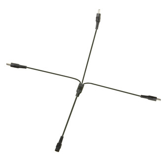 LED Plug 3 Way Splitter Wire in Black (216|DCSPL3W)