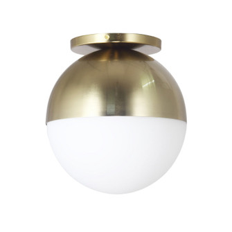 Dayana One Light Flush Mount in Aged Brass (216|DAY71FHAGB)