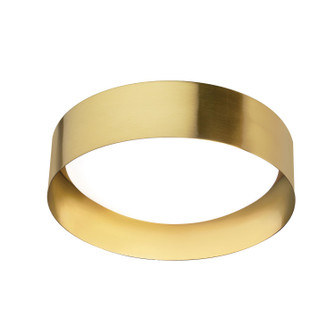 Carmen LED Flush Mount in Aged Brass (216|CMN1114LEDFHAGB)