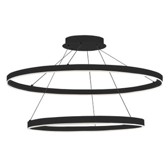 Circulo LED Chandelier in Black (216|CIR3397CMB)