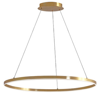 Circulo LED Chandelier in Aged Brass (216|CIR3263CAGB)