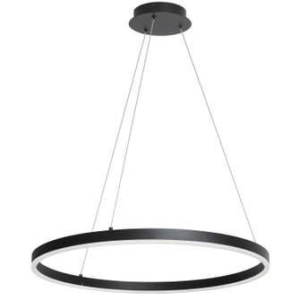 Circulo LED Chandelier in Matte Black (216|CIR2434C5CCTMB)