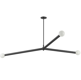 Cerberus Three Light Pendant in Matte Black (216|CEB623PMB)