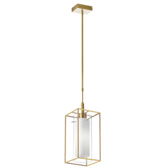 Cubo One Light Pendant in Aged Brass (216|CBE61PAGB)