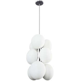 Burlat Nine Light Pendant in White (216|BUR139PPCWH)