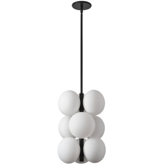 Burlat Nine Light Pendant in White (216|BUR139PMBWH)