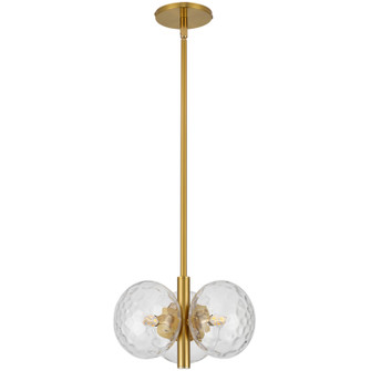 Burlat Three Light Pendant in Clear (216|BUR133PAGBCLR)