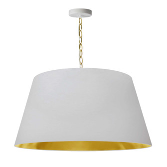 Brynn One Light Pendant in White (216|BRYLAGB692)