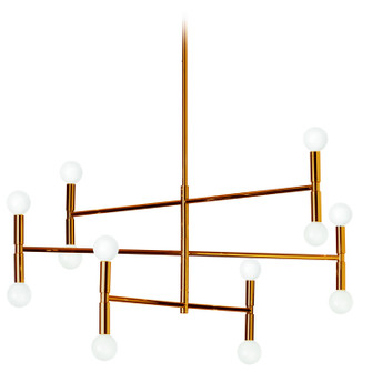 Ava 12 Light Chandelier in Vintage Bronze (216|AVA3012CVB)