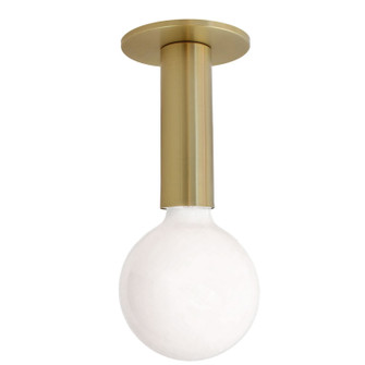 Adams One Light Flush Mount in Aged Brass (216|ADS41FHAGB)