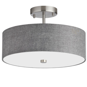 Everly Three Light Semi-Flush Mount in Grey (216|571143SFSCGRY)