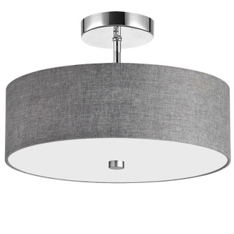 Everly Three Light Semi-Flush Mount in Grey (216|571143SFPCGRY)