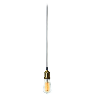 Vintage One Light Pendant in Antique Brass (216|409102PVS)