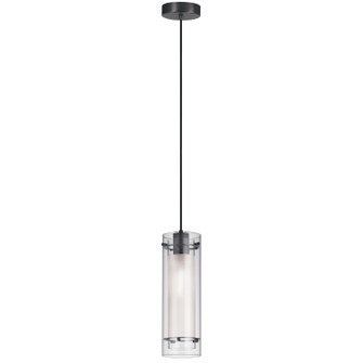 Pasha One Light Pendant in Black (216|22152CFMB)