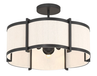 Marlbeck Three Light Semi-Flush Mount in Matte Black (59|28803MB)