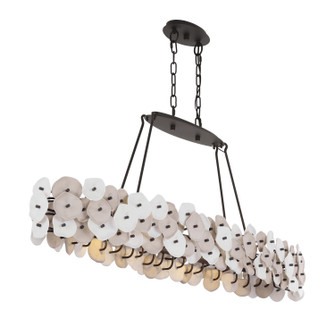 Ravelin Four Light Linear Chandelier in Dark Bronze (29|N1526860)