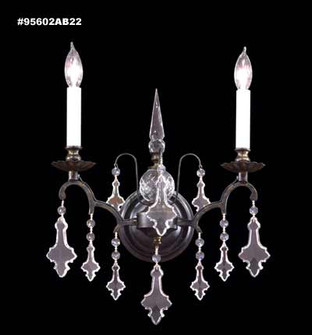 Versailles Two Light Wall Sconce in Antique Bronze (64|95602AB22)