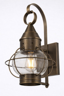 Ellington One Light Wall Sconce in Dark Brass (405|9631DBCL)