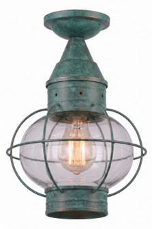 Ellington One Light Semi Flush Mount in Verde Green (405|9623VGCL)