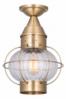 Ellington One Light Semi Flush Mount in Antique Brass (405|9623ABOPT)