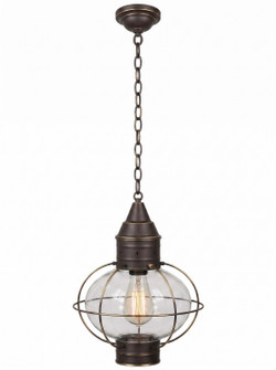 Ellington One Light Pendant in Bronze (405|9612BZCL)