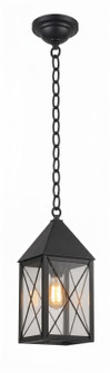 Ashford One Light Pendant in Matte Black (405|9522XBKCL)