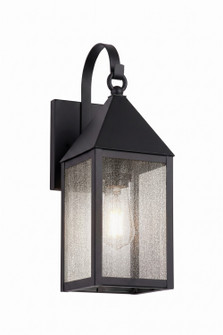 Ashford One Light Wall Sconce in Matte Black (405|9521PBKSDY)